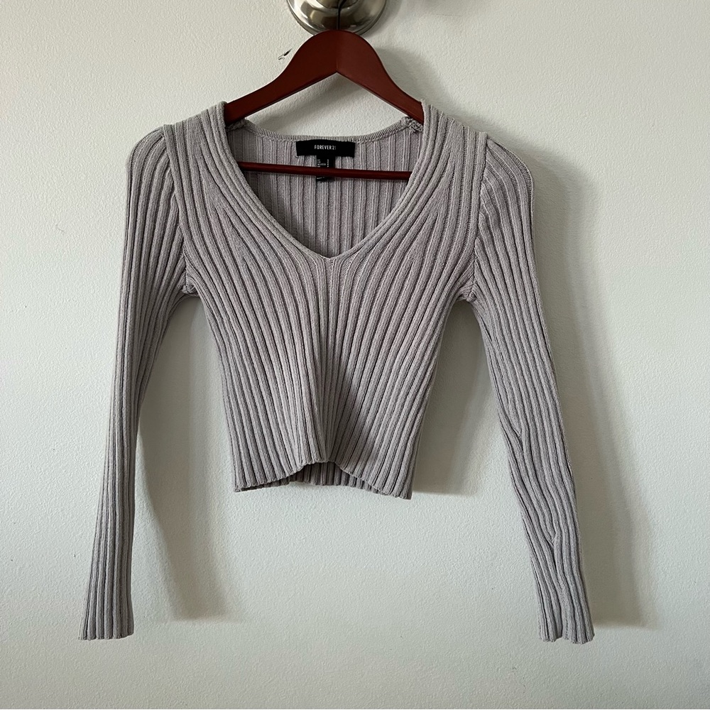 Ribbed Knit Sweater Sz S